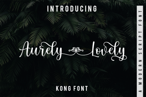 Aurely Lovely: A Playful Script Font for Creative Makers