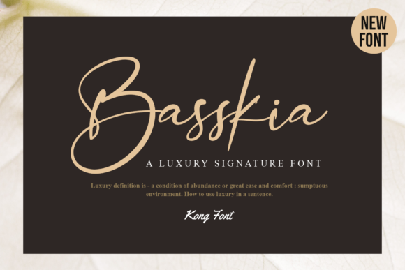 Basskia: A Playful Script Font for Web Design