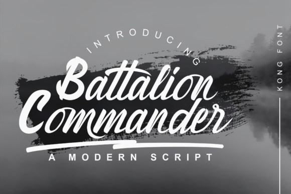 Battalion Commander: A Playful Font for Digital Branding
