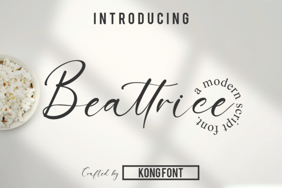Beattrice: A Playful Script Font for Business Branding