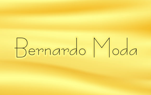 Bernardo Moda: A Cool Script Font for Creative Publishing