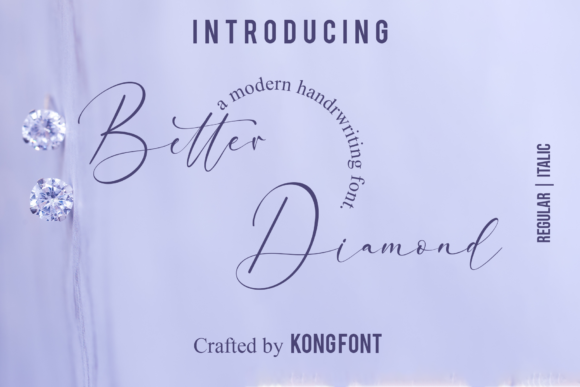 Better Diamond: A Playful Script Font for Creative Branding