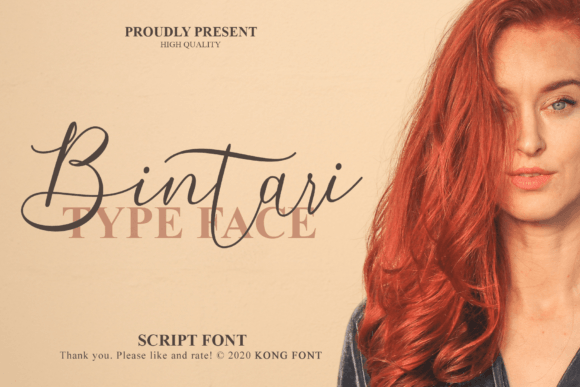 Bintari: A Playful Font for Handmade Creations