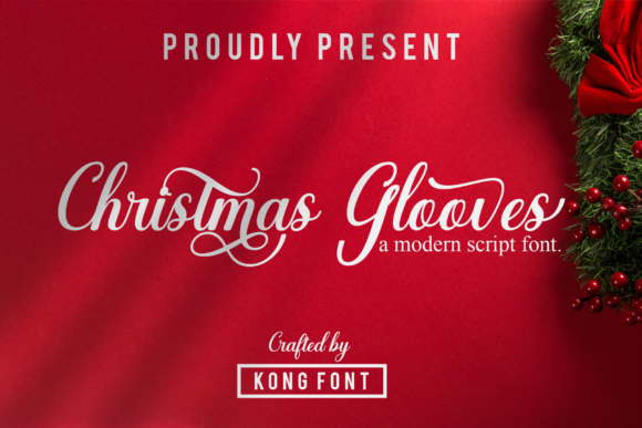 Christmas Glooves Font for Branding and Design