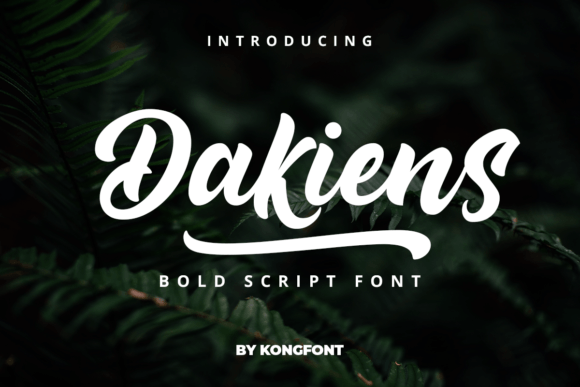 Dakiens Font for Bold Branding and Eye-Catching Design