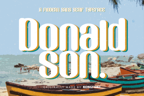 Donaldson: A Playful Script Font for Modern Editorial Design