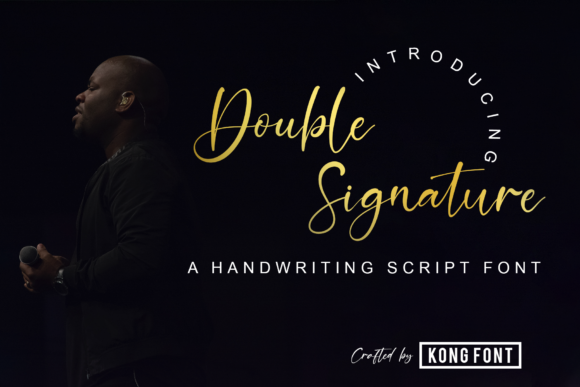 Double Signature: A Playful Script Font for Digital Design