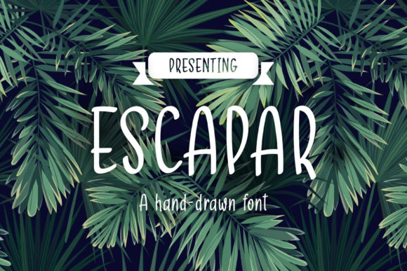 Escapar Font for Web Design and Brand Identity