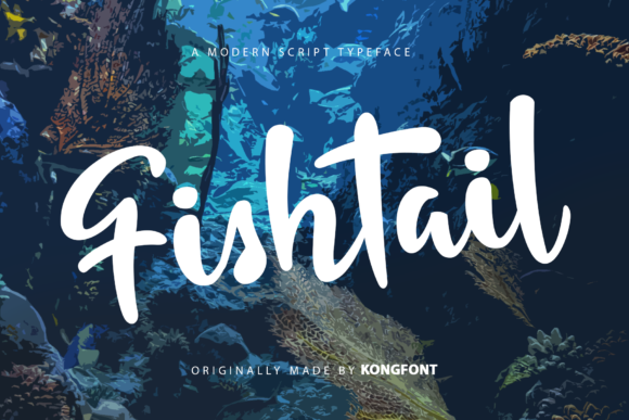 Fishtail Font for Modern Web Design