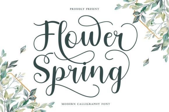 Flower Spring Font for Web Design Projects