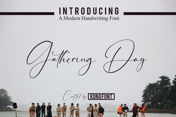 Gathering Day: A Playful Script Font for Campaign Creativity