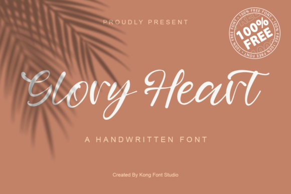 Glory Heart Font for Editorial Design and Creative Projects