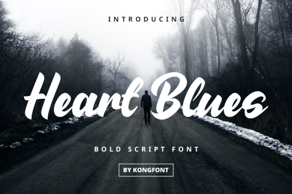 Heart Blues Font for Business Branding