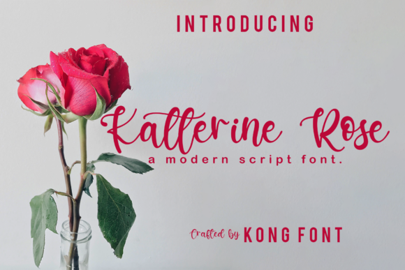 Katterine Rose: A Playful Script Font for Creative Branding