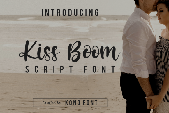 Kiss Boom Font for Branding Projects