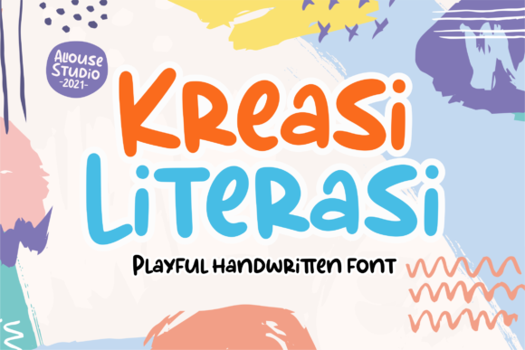 Kreasi Literasi: A Playful Handwritten Font for Creative Projects