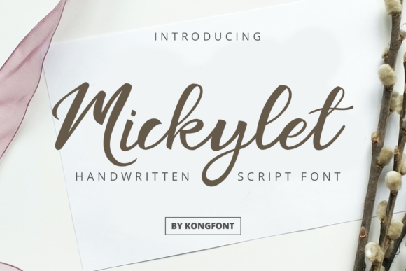 Mickylet: A Playful Font for Creative Campaigns