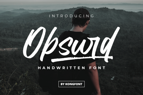 Obsurd: A Playful Script Font for Modern Branding