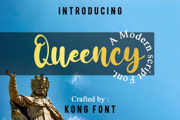 Queency Font for Modern Web Design