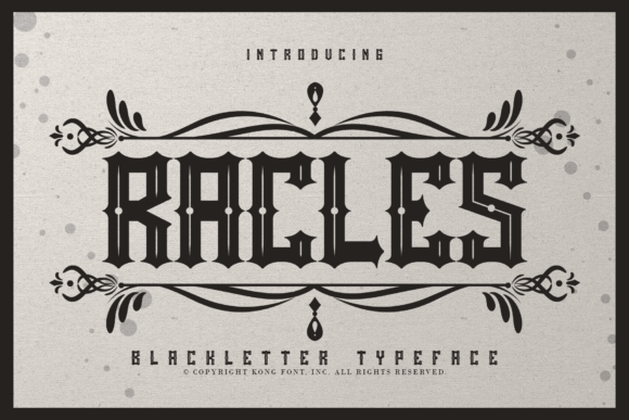 Rackles Font for Web Design: A Modern-Vintage Display Typeface