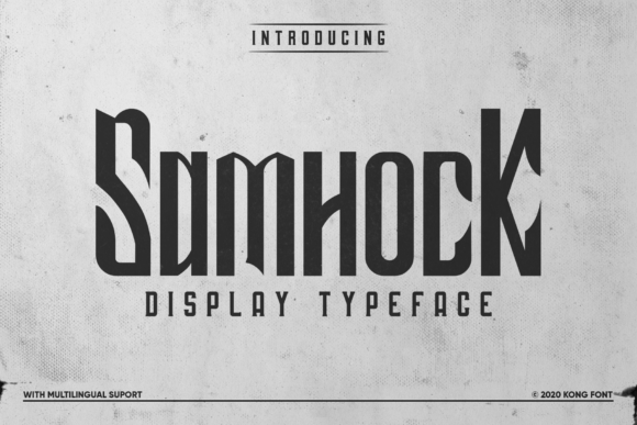 Samhock: The Playful Font That Elevates Campaign Creativity