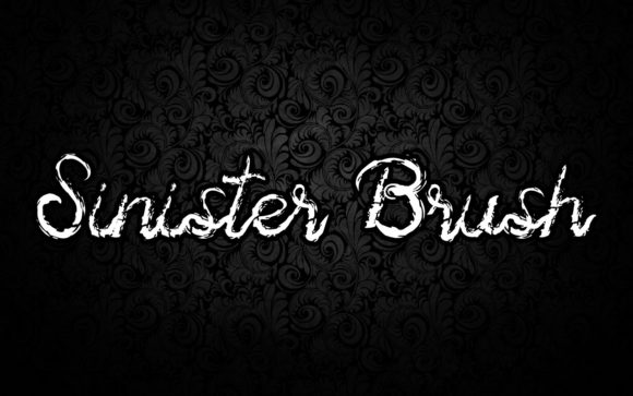 Sinister Brush: A Playful Font for Modern Editorial Design