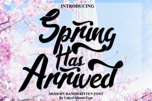 Spring Has Arrived Font Review for Branding Projects