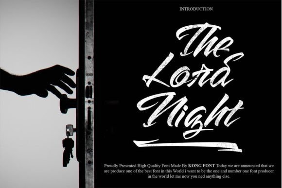 The Lord Night: A Playful Font for Modern Web Design